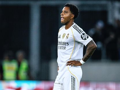 لاعب ريال مدريد رودريغو غوس خلال مواجهة تيرول النمساوي - 12 أغسطس 2025 - X/@RodrygoGoes