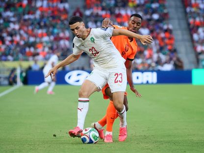 بلال الخنوس خلال مباراة المغرب وهولندا بكأس العالم - 30 يونيو 2026 - Reuters