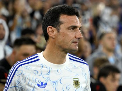 ليونيل سكالوني قبل مباراة الأرجنتين وموريتانيا الودية - 28 مارس 2026 - Reuters