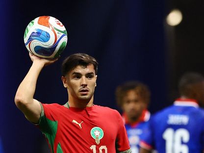 براهيم دياز خلال مباراة المغرب وهايتي بكأس العالم - 24 يونيو 2026 - Reuters