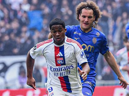 البرازيلي إندريك خلال مباراة ليون وموناكو بالدوري الفرنسي - 22 مارس 2026 - X/Ligue1_POR