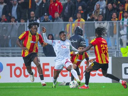 من مباراة الترجي الرياضي التونسي وسيمبا التنزاني بدوري أبطال إفريقيا - 24 يناير 2026 - X/@SimbaSCTanzania