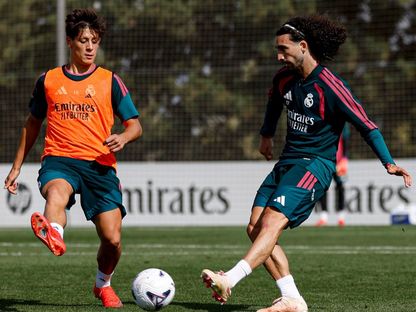 جانب من تدريبات ريال مدريد عشية مواجهة ريال سوسيداد في الدوري الإسباني - 25 أغسطس 2026 - X/@realmadrid