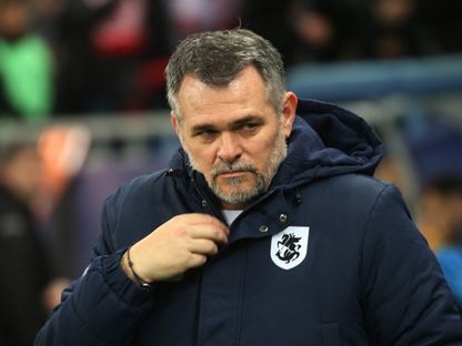 ويلي سانيول مدرب جورجيا في مباراة أوكرانيا بدوري الأمم الأوروبية - 16 نوفمبر 2024 - Reuters