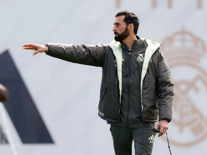 ألفارو أربيلوا خلال تدريب لريال مدريد - 2 أبريل 2026 - realmadrid.com