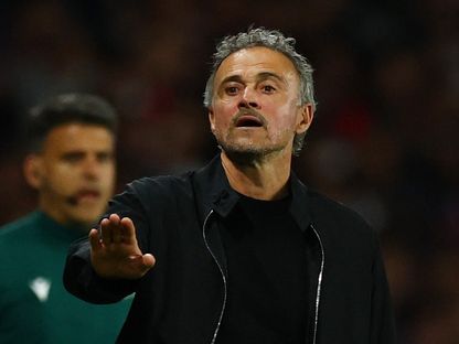 لويس إنريكي خلال مباراة باريس سان جيرمان وبايرن ميونيخ بدوري أبطال أوروبا - 28 أبريل 2026 - Reuters