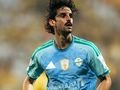 ترينكاو يحتفل بهدف الأهلي أمام الوصل في دوري أبطال آسيا للنخبة - 12 أكتوبر 2026 - x@ALAHLI_FC