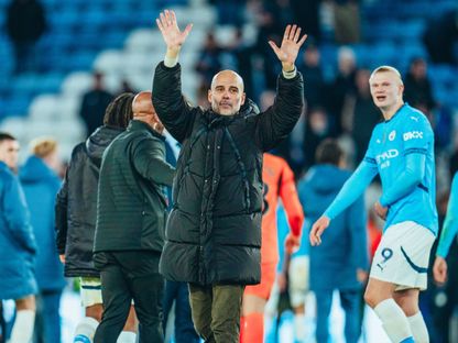 بيب غوارديولا مدرب مانشستر سيتي بعد الفوز على ليستر سيتي بالدوري الإنجليزي - 29 ديسمبر 2024 - X@ManCity