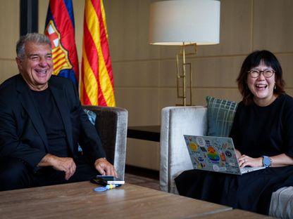 رئيس برشلونة جوان لابورتا خلال مقابلة مع شبكة "سي أن أن" - 31 يوليو 2025 - fcbarcelona.es