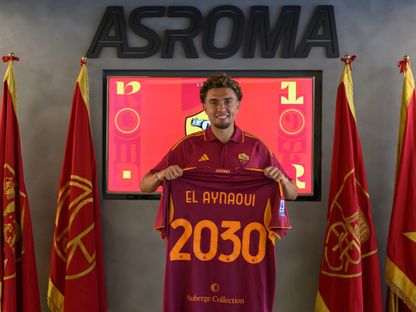 نائل العيناوي لاعب روما الجديد - 20 يوليو 2025 - asroma.com