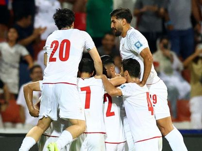 فرحة منتخب إيران بهزيمة قطر 4-1 في تصفيات كأس العالم 2026 - Reuters