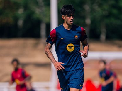 مارك بيرنال خلال تدريبات برشلونة - 3 أغسطس 2026 - X/FCBarcelona_es