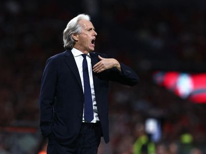 جورجي جيسوس خلال مباراة البرتغال والنرويج بدوري الأمم الأوروبية - 4 أكتوبر 2026 - Reuters