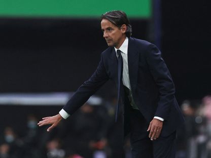 مدرب الهلال سيموني إنزاغي خلال مباراة ضد الاتحاد - 21 فبراير 2026 - REUTERS