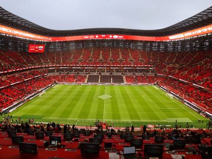 استاد الأمير مولاي عبد الله قبل مباراة المغرب وجزر القمر في كأس أمم إفريقيا - 21 ديسمبر 2025 - Reuters