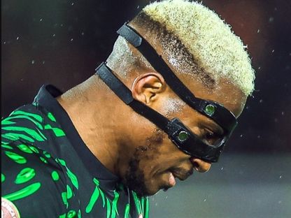 فيكتور أوسيمين مهاجم نيجيريا قبل لقاء تونس بكأس أمم إفريقيا - 27 ديسمبر 2025 - x@NGSuperEagles