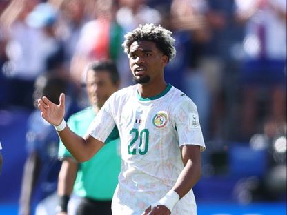 إبراهيم مباي لاعب السنغال خلال مواجهة فرنسا بكأس العالم - 16 يونيو 2026 - Reuters