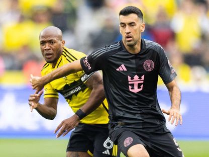 سيرجيو بوسكيتس في إحدى مباريات إنتر ميامي عام 2025 - Reuters