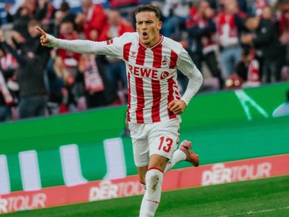 سعيد الملا خلال مباراة كولن وأوغسبورغ بالدوري الألماني - 18 أكتوبر 2025 - X/fckoeln