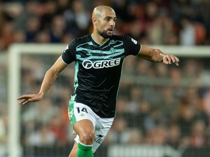 سفيان أمرابط لاعب وسط ريال بيتيس - 9 نوفمبر 2025 - X@RealBetis