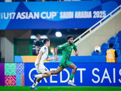 من مباراة أوزبكستان والسعودية في كأس آسيا تحت 17 عاماً - 9 أبريل 2025 - X/@SaudiNT