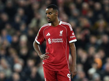 ألكسندر إيزاك خلال مباراة ليفربول وسندرلاند بالدوري الإنجليزي الممتاز - 3 ديسمبر 2025 - Reuters