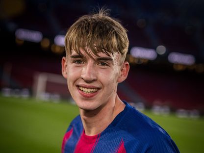 تومي ماركيز بعد مباراة برشلونة وريال مايوركا بالدوري الإسباني - 7 فبراير 2026 - X/FCBarcelona_es