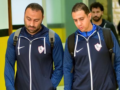 أحمد عبد الرؤوف مدرب الزمالك المؤقت قبل مباراة بلدية المحلة في دور ال32 من كأس مصر - 28 ديسمبر 2025 - ZSCOfficial/x