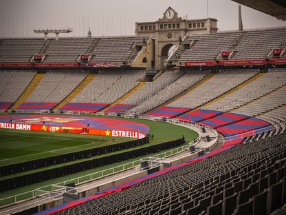 ملعب "مونتجويك" في إسبانيا - 8 مارس 2025 - X/@FCBarcelona