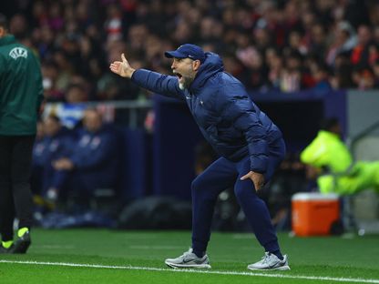 مدرب توتنهام هوتسبير إيغور تودور خلال مواجهة أتلتيكو مدريد في ذهاب ثمن نهائي دوري أبطال أوروبا - 10 مارس 2026 - Action Images via Reuters