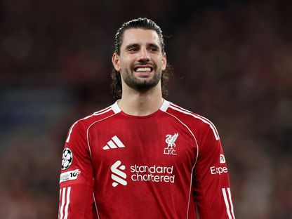 دومينيك سوبوسلاي خلال مباراة ليفربول وغلطة سراي بدوري أبطال أوروبا - 18 مارس 2026 - Reuters