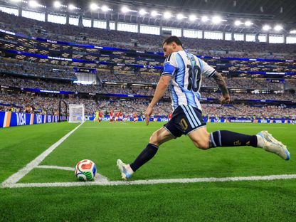 ليونيل ميسي خلال لقاء الأرجنتين والنمسا بكأس العالم - 22 يونيو 2026 - x@argentina