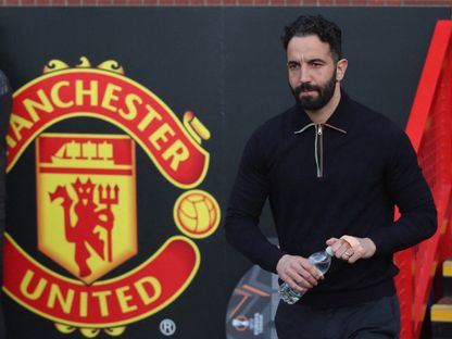 روبن أموريم مدرب مانشستر يونايتد السابق قبل مواجهة أتلتيك بلباو في نصف نهائي الدوري الأوروبي - 1 مايو 2025 - REUTERS