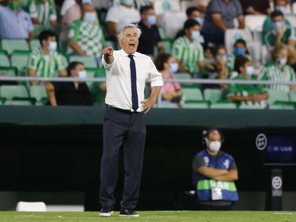 كارلو أنشيلوتي مدرب ريال مدريد - REUTERS