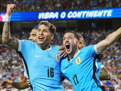 ماتياس أوليفيرا يسجل هدف فوز أوروغواي أمام الولايات المتحدة ببطولة كوبا أميركا 2024 - Reuters