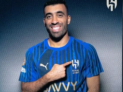 عبد الرزاق حمد الله مهاجم الهلال الجديد - 2 يوليو 2025 - X/@Alhilal_FC