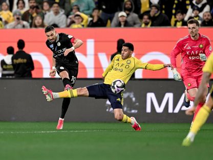من مباراة الشباب والنصر في الدوري السعودي - 17 يناير 2026 - X/@AlShababSaudiFC