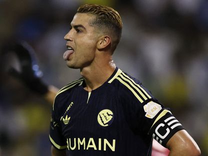كريستيانو رونالدو خلال مباراة النصر والخليج بالدوري السعودي - 12 سبتمبر 2026 - Reuters