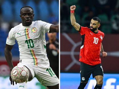 صورة مركبة للنجم المصري محمد صلاح والسنغالي ساديو ماني - Cafonline.com