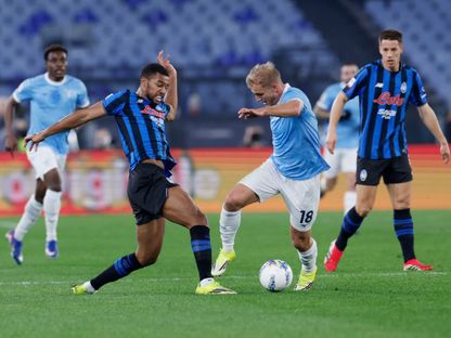 من مباراة لاتسيو وأتالانتا في ذهاب نصف نهائي كأس إيطاليا - 5 مارس 2026 - REUTERS