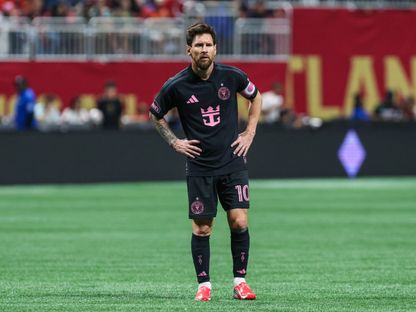 ليونيل ميسي خلال المواجهة بين إنتر ميامي وأتلانتا يونايتد في الدوري الأميركي - 17 أكتوبر 2026 - IMAGN IMAGES via Reuters Connect