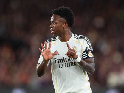 فينيسيوس جونيور خلال مباراة برشلونة وريال مدريد بالدوري الإسباني - 10 مايو 2026 - Reuters