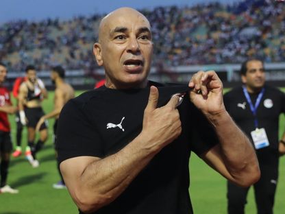 حسام حسن مدرب منتخب مصر بعد التعادل أمام بوركينافاسو في تصفيات كأس العالم - 9 سبتمبر 2025 - X/@EFA