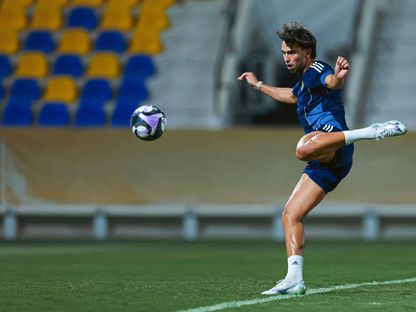 جواو فيليكس خلال تدريب للنصر السعودي - 31 أكتوبر 2025 - X/@AlNassrFC