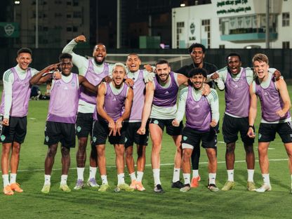 لاعبون من الأهلي في حصة تدريبية - 21 ديسمبر 2025 - X/@@ALAHLI_FC