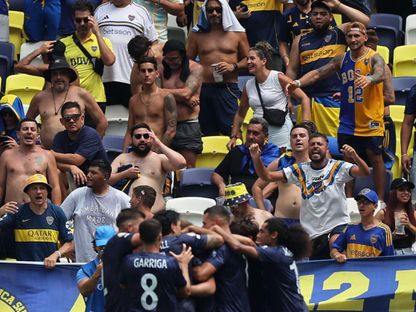 جمهور بوكا جونيورز في مباراة أوكلاند بكأس العالم للأندية 2025 - Reuters