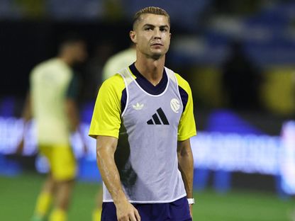 كريستيانو رونالدو قبل مباراة الخليج والنصر بالدوري السعودي - 12 سبتمبر 2026 - Reuters