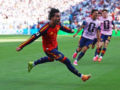 فيران توريس بعد تسجيله هدف الفوز لإسبانيا في مرمى الأرجنتين بنهائي كأس العالم - 19 يوليو 2026 - REUTERS