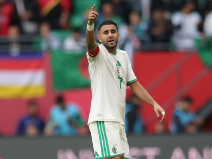 قائد منتخب الجزائر رياض محرز خلال مواجهة السودان في كأس أمم إفريقيا 2025 - 24 ديسمبر 2025 - Cafonline.com