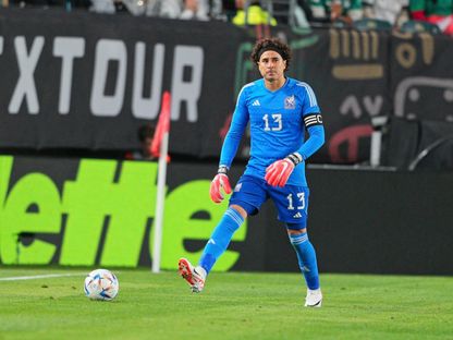 غييرمو أوتشوا خلال مباراة ودية بين المكسيك وألمانيا - 17 أكتوبر 2023 - Andy Lewis-USA TODAY Sports